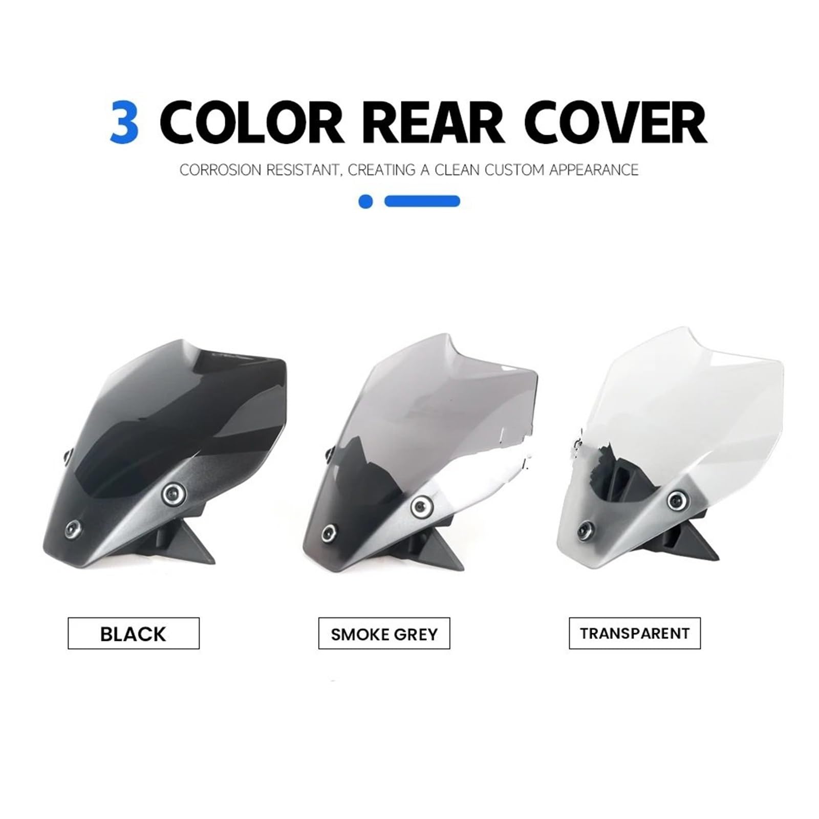 Przednia szyba motocyklowa Pasuje do BMW S1000R S 1000 RS 1000R 2021-2023 Motocykl Spoiler Szyba Przednia Szyba Deflektor Wiatru Osłona Ekranu(Smoky Gray)