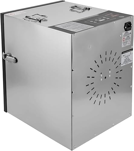 Miniatura 7 de Deshidratadores de alimentos para encimera, máquina secadora de acero inoxidable con temporizador ajustable, control de temperatura de 86.0-176.0 F
