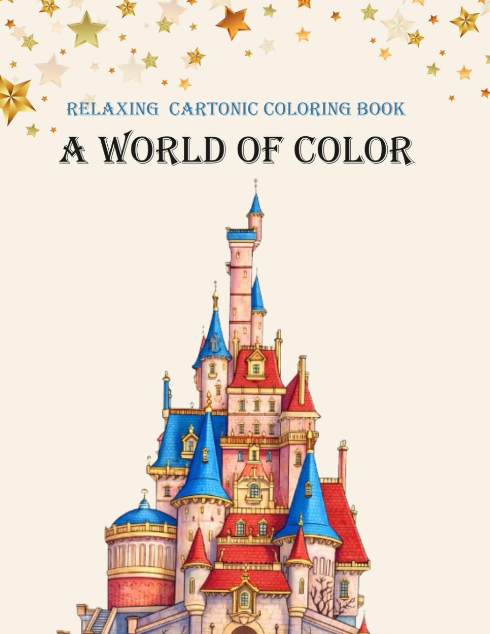 Cartoon Coloring Book: Fun and Whimsical Designs for All Ages: 50 Delightful Pictures to Color, Relax, and Unleash Your Creativity