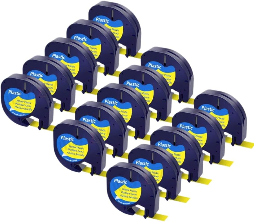 専用！ 5pk 12mm x 8m標準ラベルは、kl-60 kl-12120 kl-hd1 kl-p350w kl