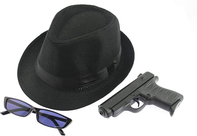 Amazon Vire マフィア コスプレ 小物 セット 帽子 サングラス ピストル コスプレ 仮装 通販