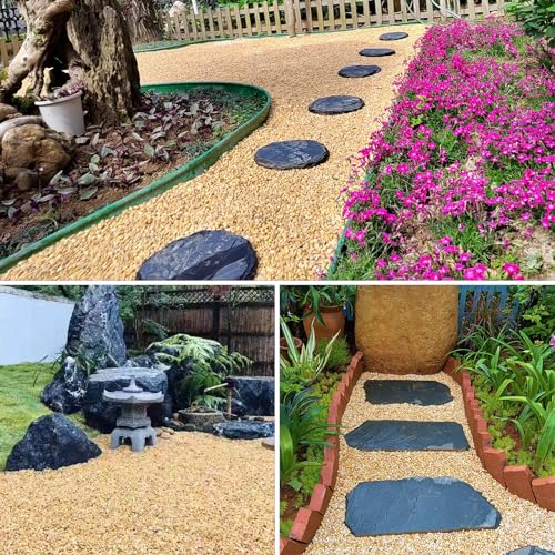 Image of 5lbs Peach Pebbles for Plants, 3 /8inch Small Rocks for Succulent Cactus Plants, Natural Polished Pebbles, River Rocks for Plants, Vases, Garden
