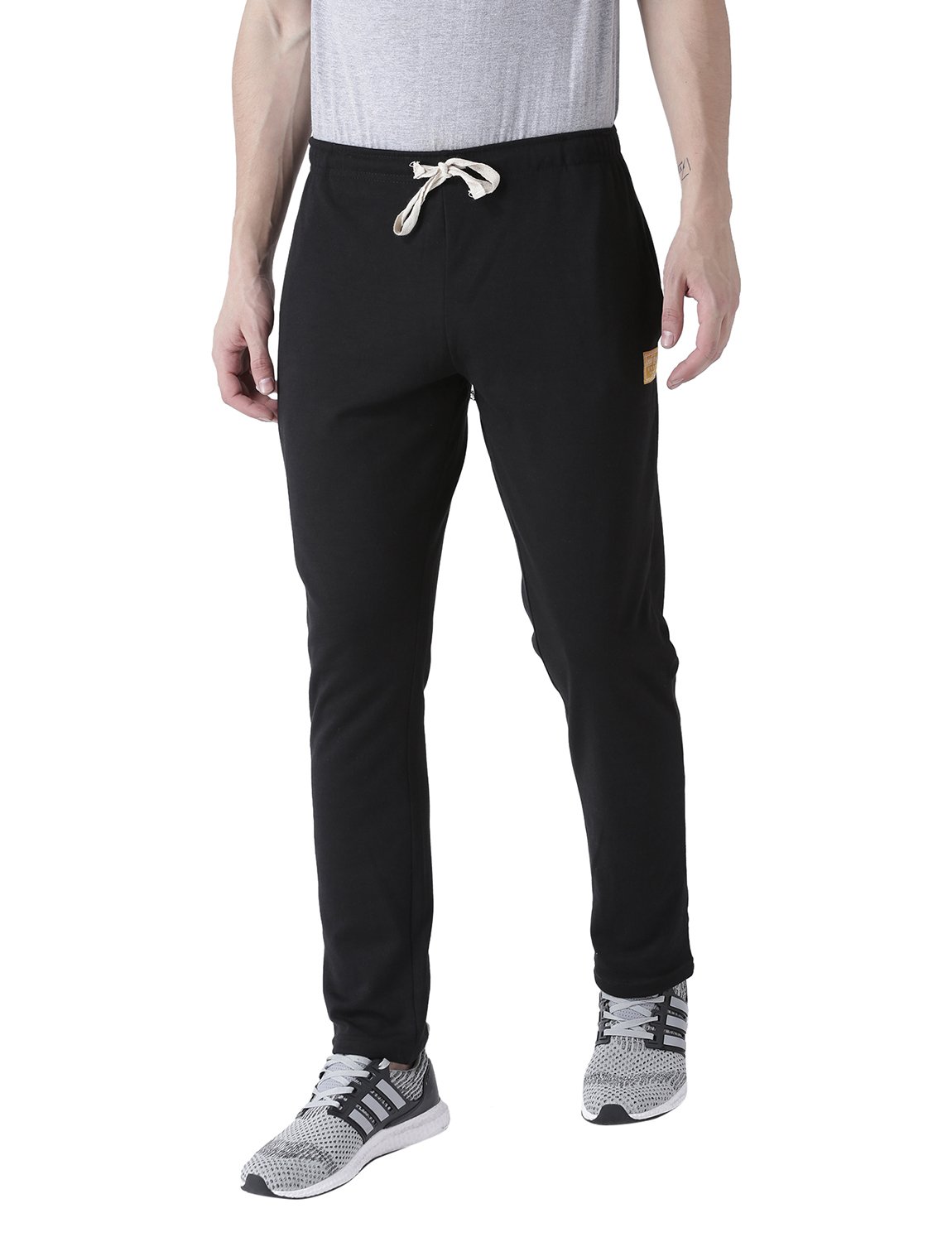 club york Men’s Cotton Blend Regular Fit Grey Track Pants with Drawstring Waist | Soft Stretchable Joggers for Gym, Sports & Casual Wear_MTP11-L-picture-28