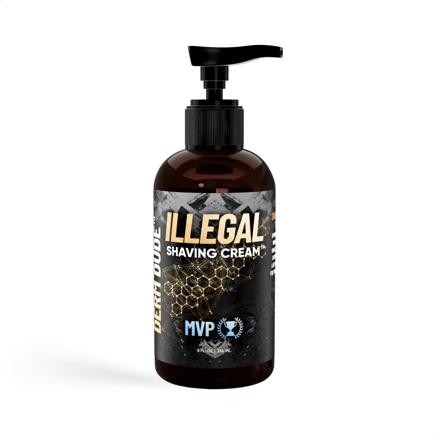 Derm Dude Illegal Shave Cream for Men - Ultra-Slick Formula