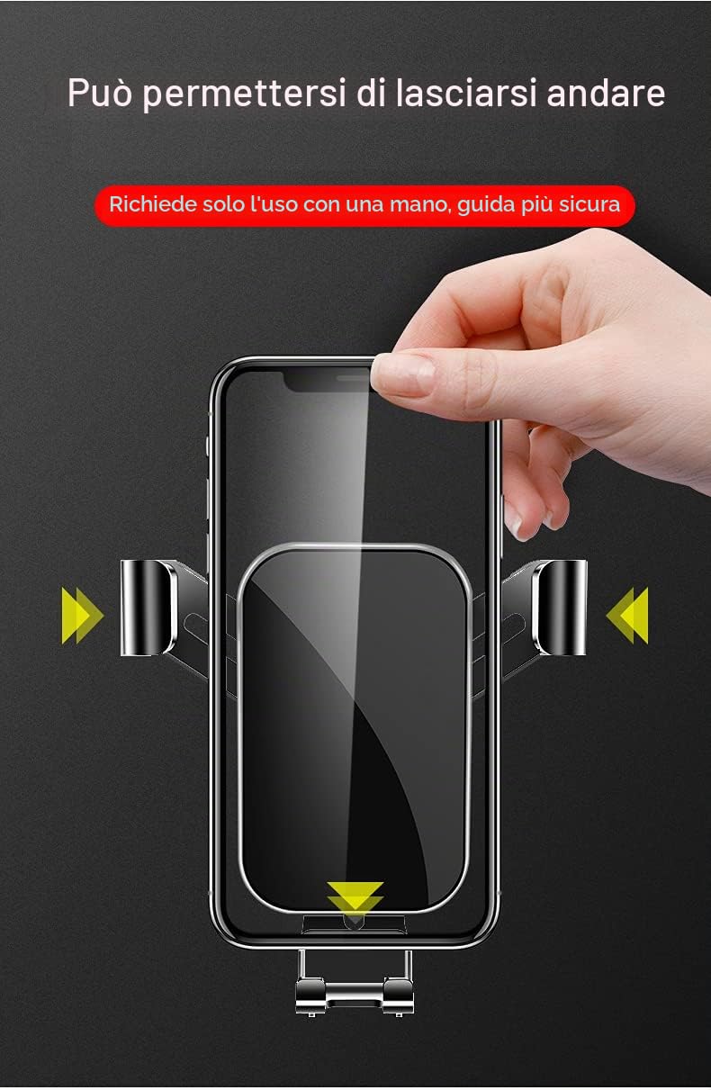 Supporto per cellulare da auto compatibile con Peugeot 208 e-208 P21 2008 e-2008 P24 2020 2021 2022 2023 (for 208/2008/E-208/E-2008 2020-2023 for 7")