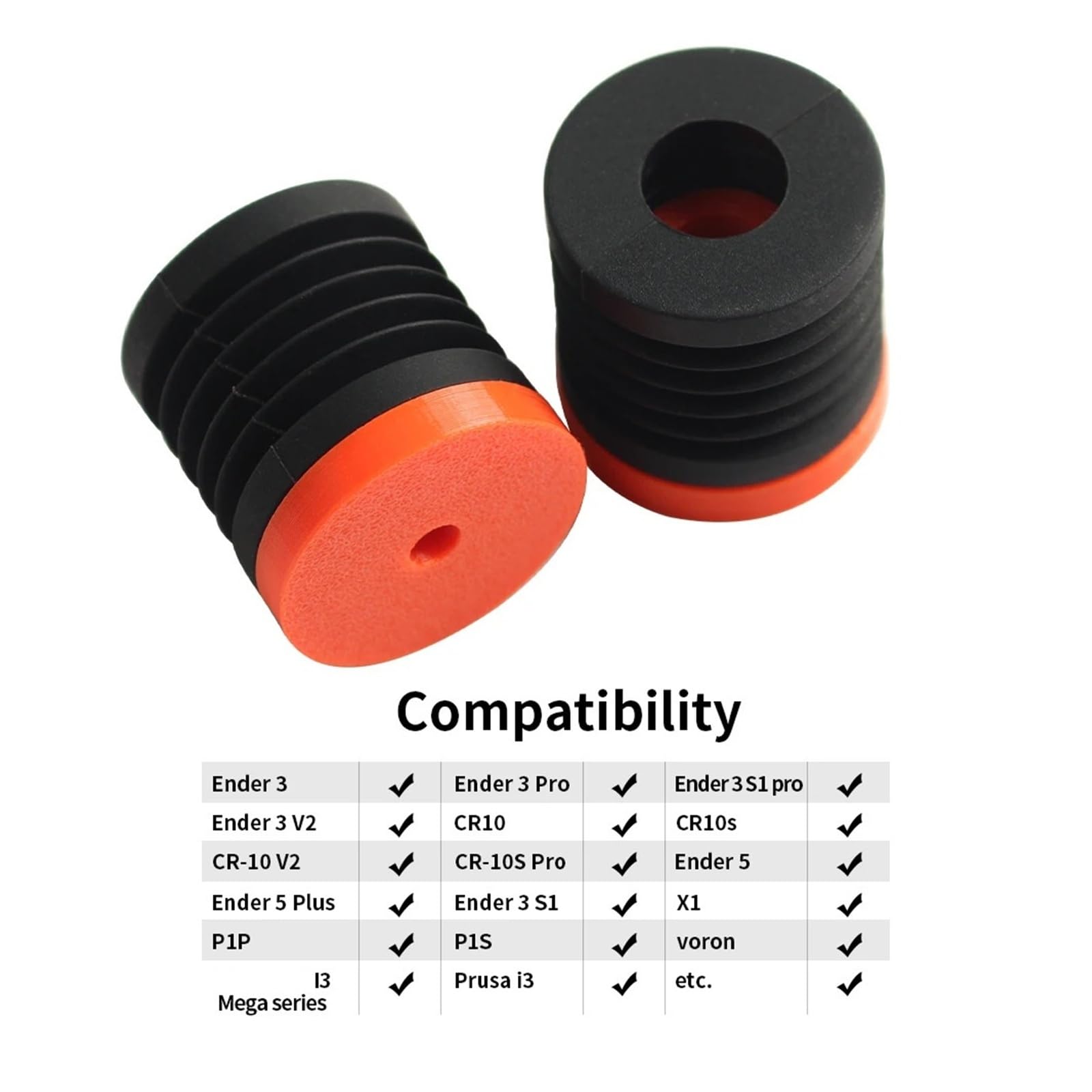 Compatibile con Bambu Lab, piedini antivibranti for X1/P1
