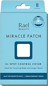 Rael Miracle XL Spot Control Cover - Hydrocolloid Patches, Face and Body Patch (8 Count)