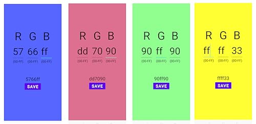 Cor RGB Simples