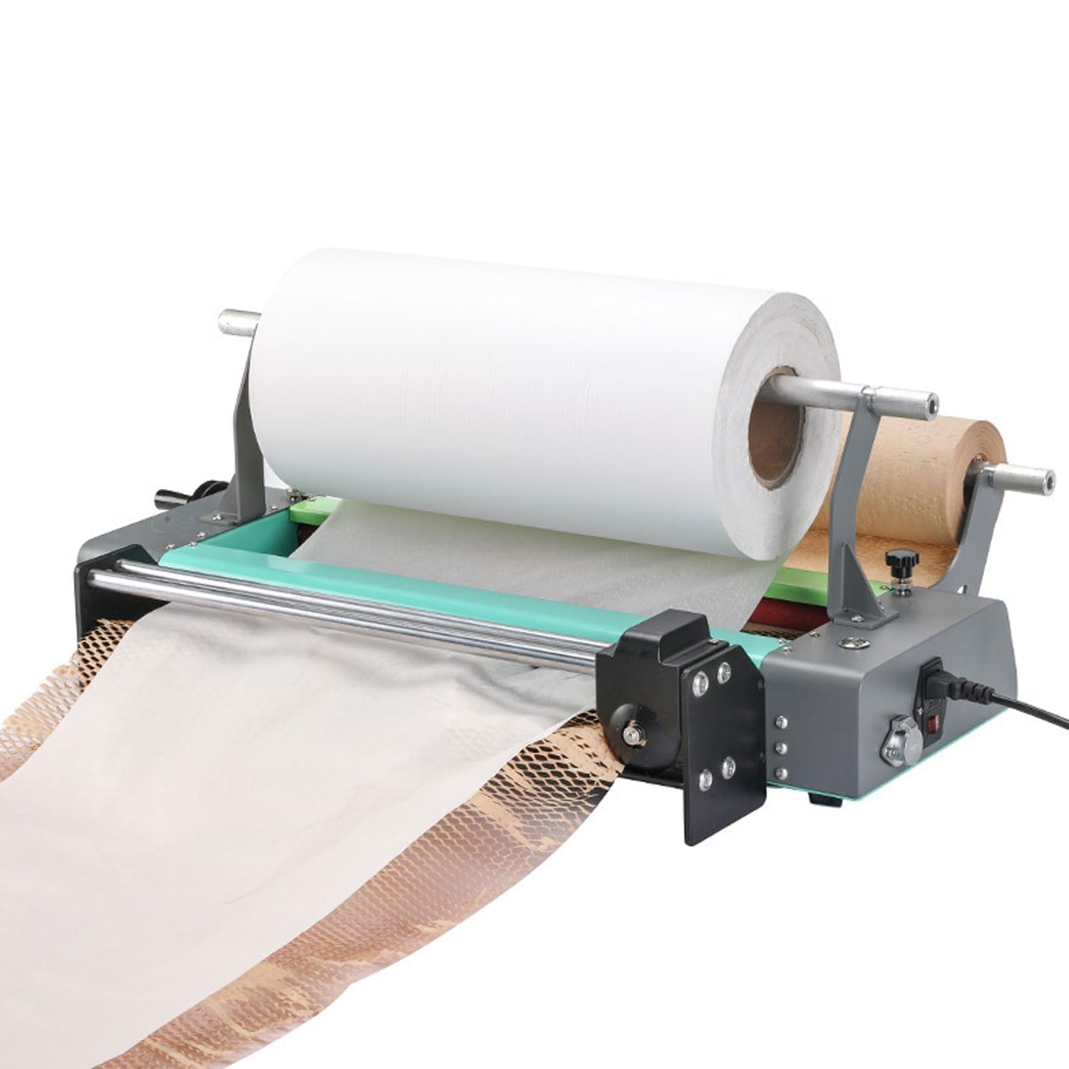 SBCGFY Honeycomb Packing Paper Roll Dispenser, 8M/Min Electric Honeycomb Paper Stretching Machine,For Packaging