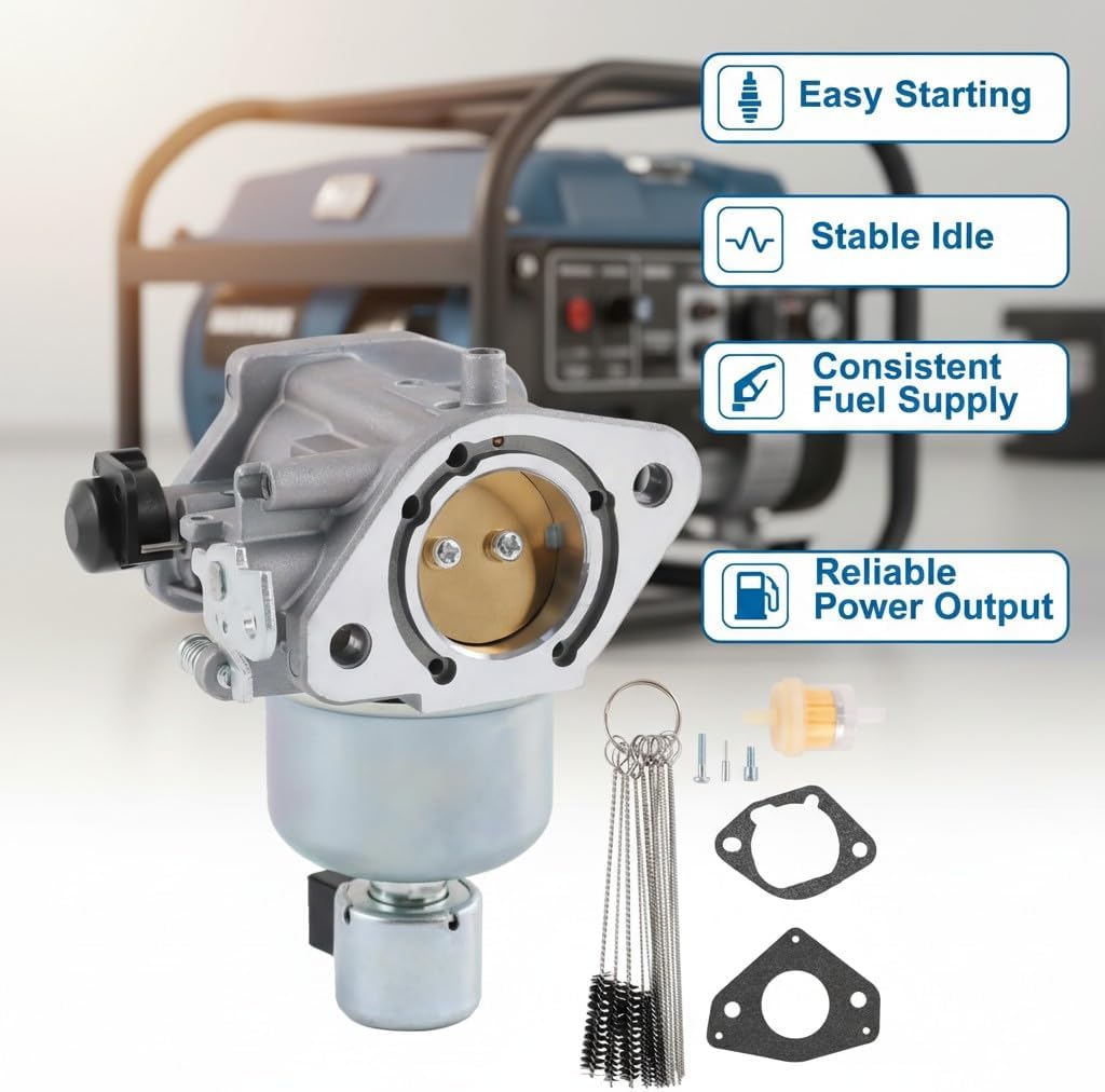 16-853-19S Carburetor Replacement for 7000 Series KT725 KT730 KT735 KT740 KT745 Engines, Replaces 32-853-63-S 32-853-67-S, with Filter and Gaskets