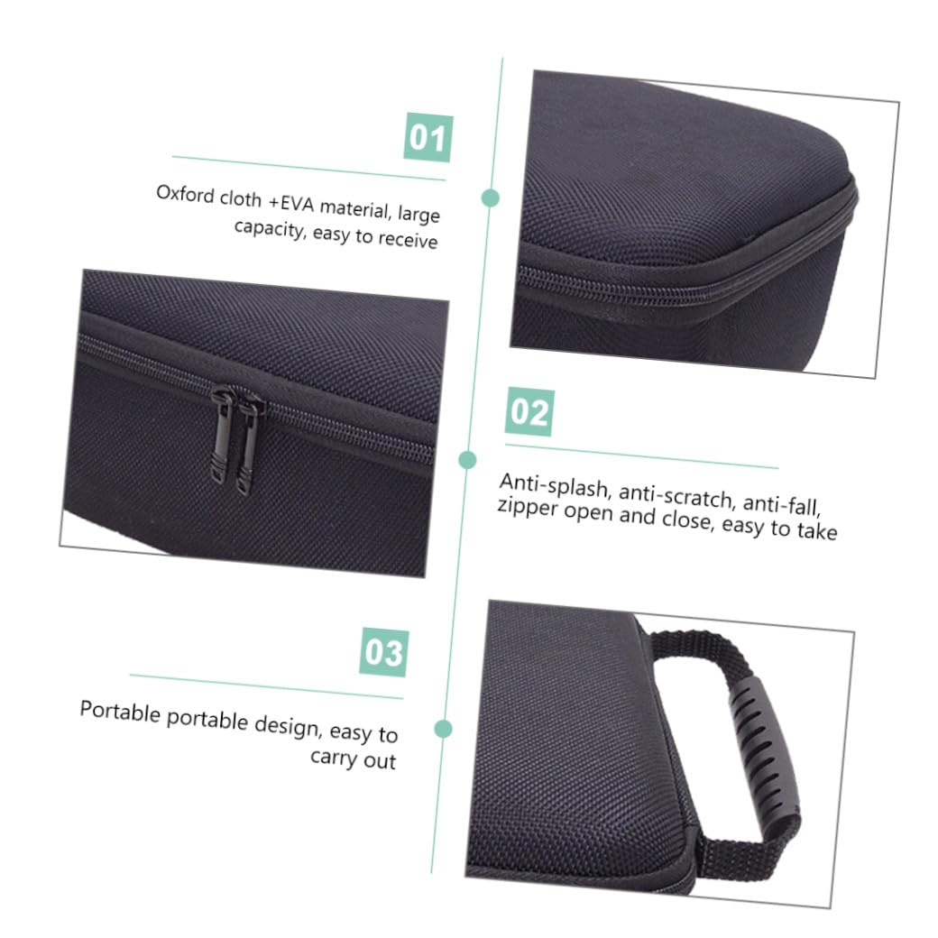 Organizador Estuche Cables de Oxford Negro de Tela Portátil