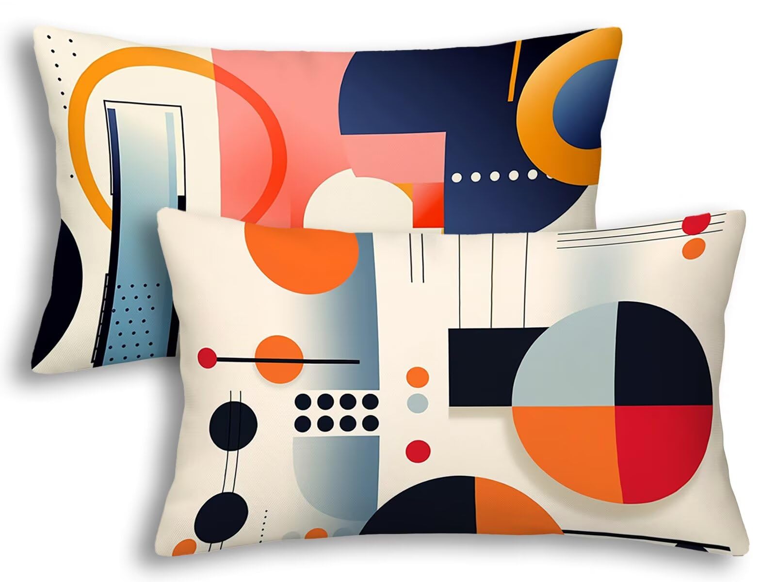 Housse de coussin pour canapé déco géométrique afin de créer un salon chaleureux