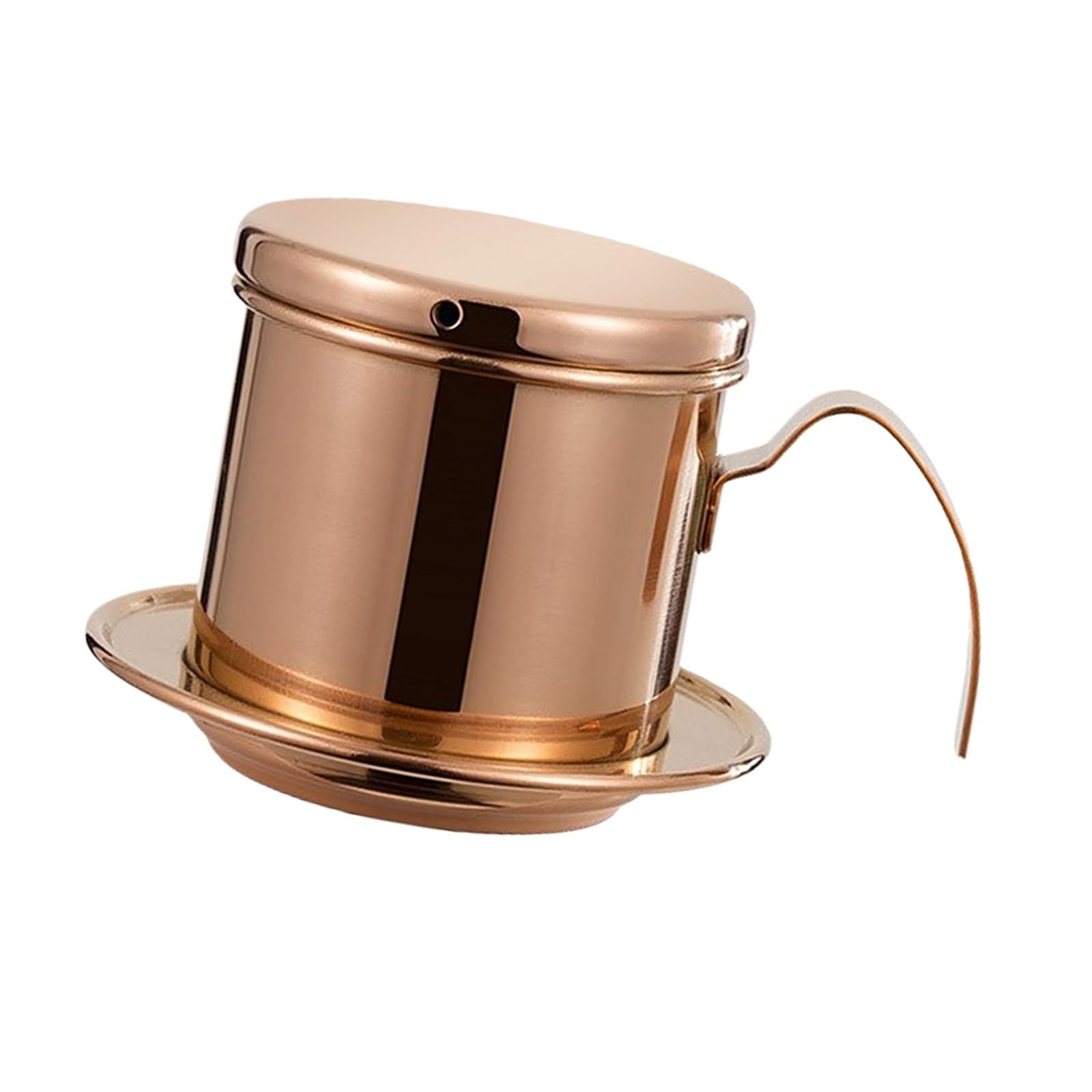 HDOYTXXM Quick Assembly Stainless Steel Filter Coffee Maker Dishwasher Safe Professional Vietnamese Dripper Portable Pouring Over Maker