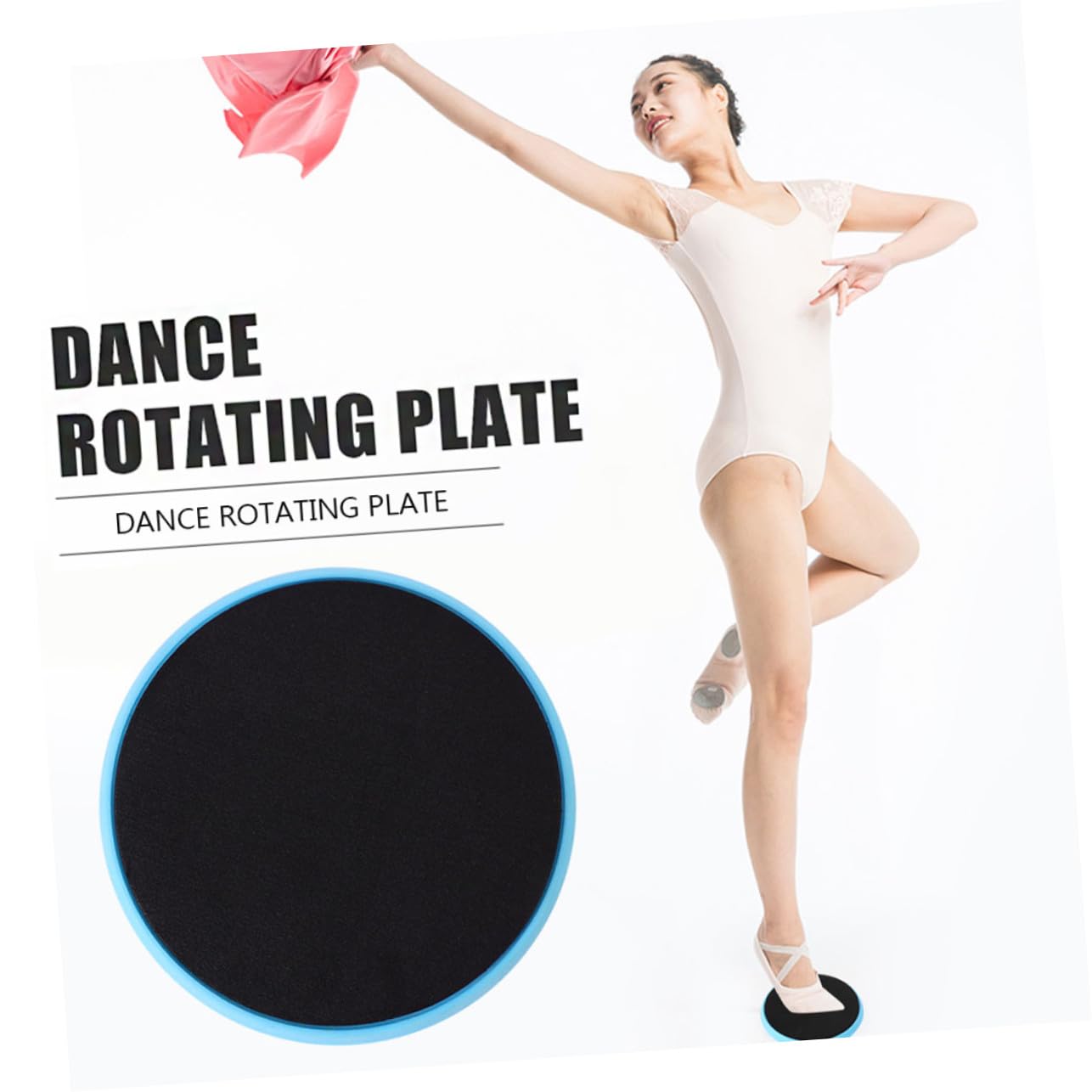 UKCOCO Planche de Rotation pour Ballet et Danse Disque Entraînement Tournant Portable Surface Lisse Antidérapante Aide à Équilibre pour Danseuses Gymnastes et Patineuses