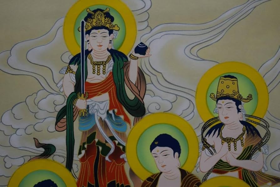 真作/福田素仙/十三佛/桐共箱付/布袋屋掛軸HG-462 真作/福田素仙/十三 真作/福田素仙/十三佛/桐共箱付/布袋屋掛軸HG-462 真作/福田素仙/十三