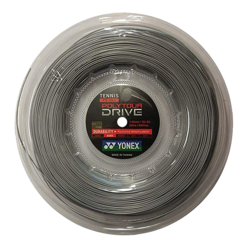 YONEX tennis string 1Polytour Drive,25 mm 200 meter silver