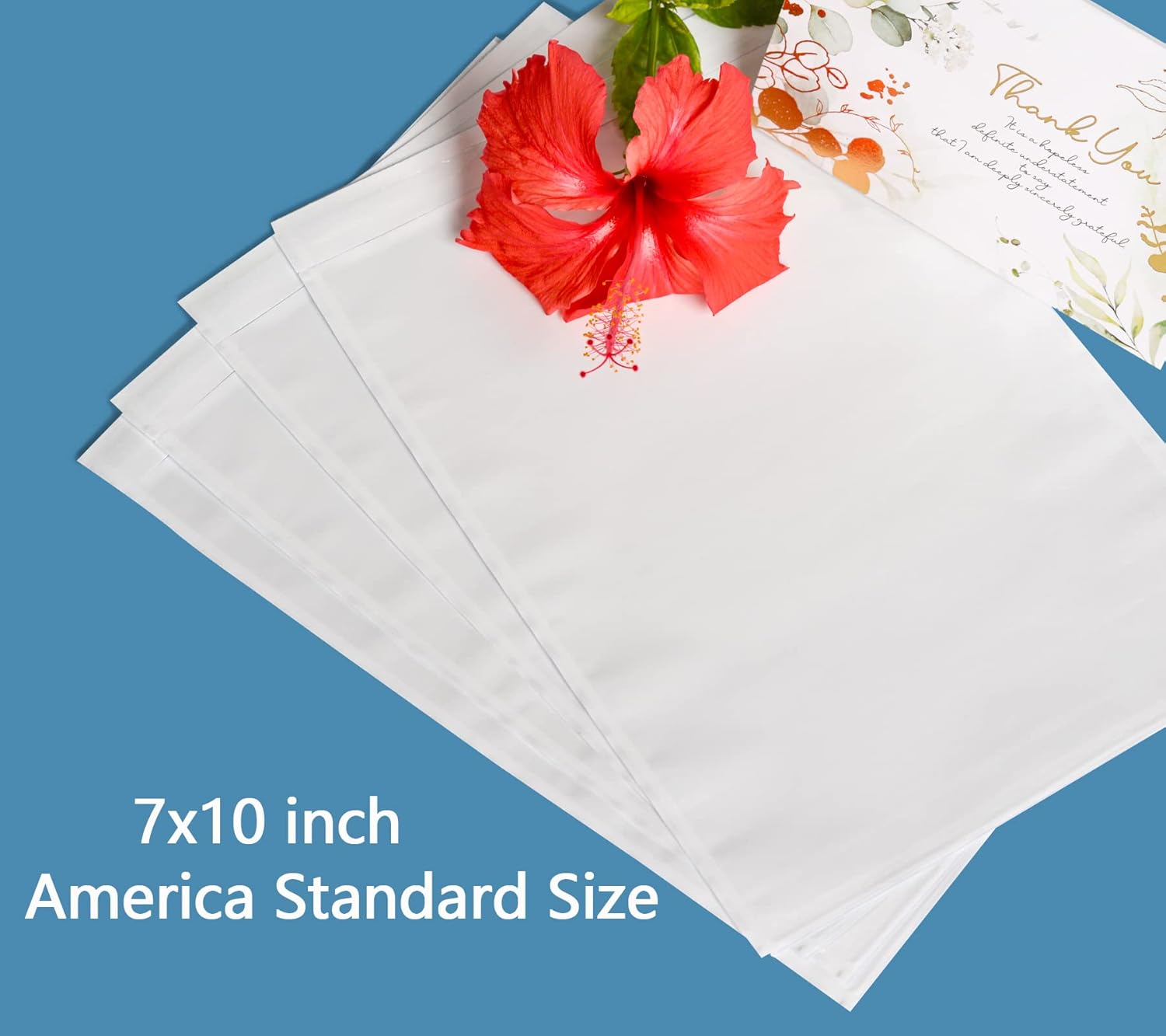 500 PCS 7"x 10" Clear Self-Adhesive Packing List Envelopes - Plastic Shipping/Mailing Pouch Enclosed Bags for Packing Slips Invoice Label - Image 3