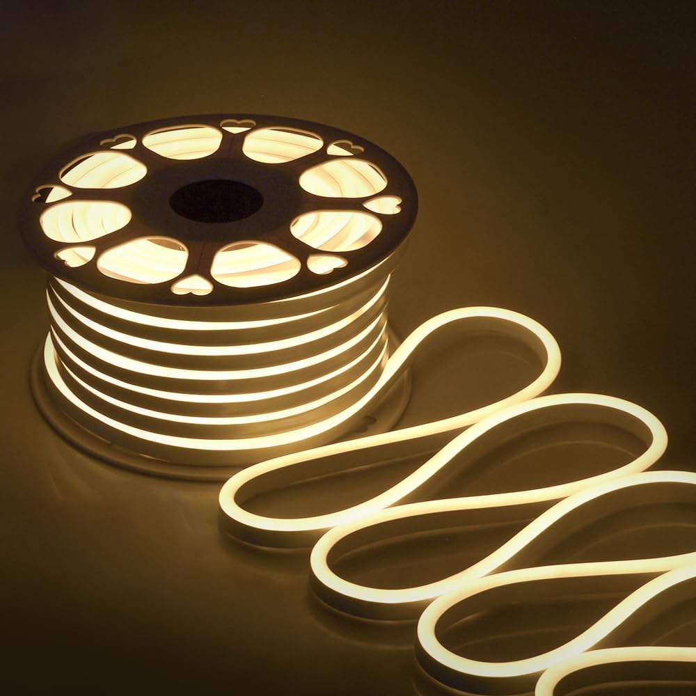 Samsion LED Neon Rope Lights Neon Light Strip 3000K Warm