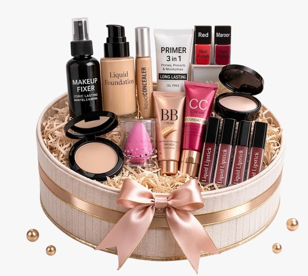 Complete Makeup Kit for Women | All-in-One Beauty & Cosmetic Gift Set with Foundation, Primer, Lipsticks & Face Makeup Essentials-image-40