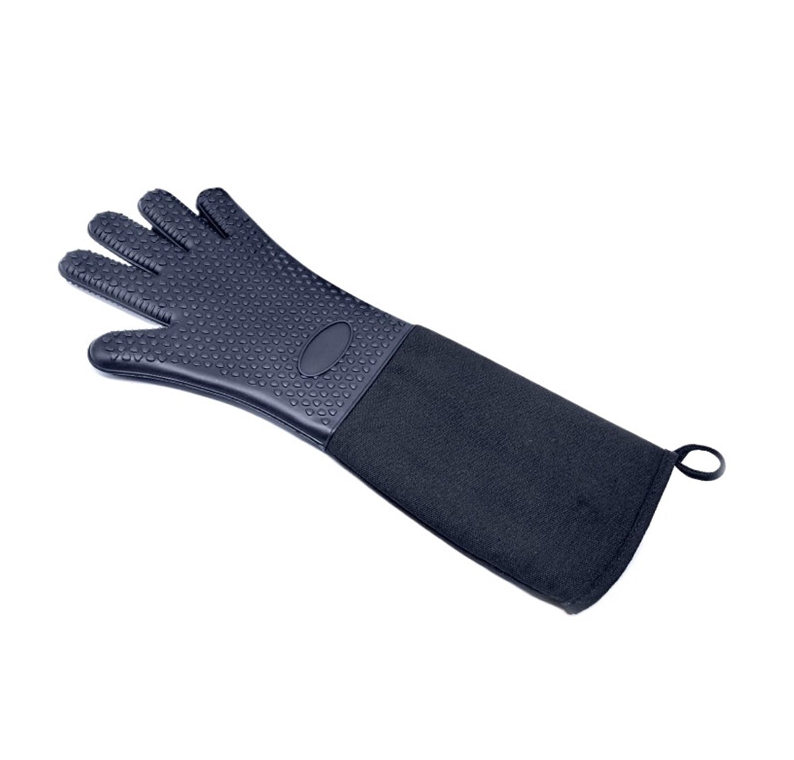 Gant Four Familiaux Mitaines De Four en Silicone, 1 Paire, Gants Résistants À La Chaleur for Cuisson Cuisson Barbecue(50cm)