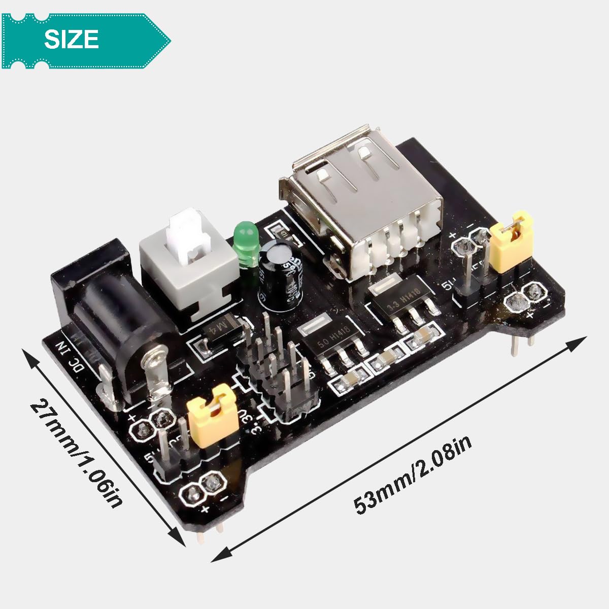 ±15V 5V 電源付ブレッドボード 41Vg185JOeL.jpg