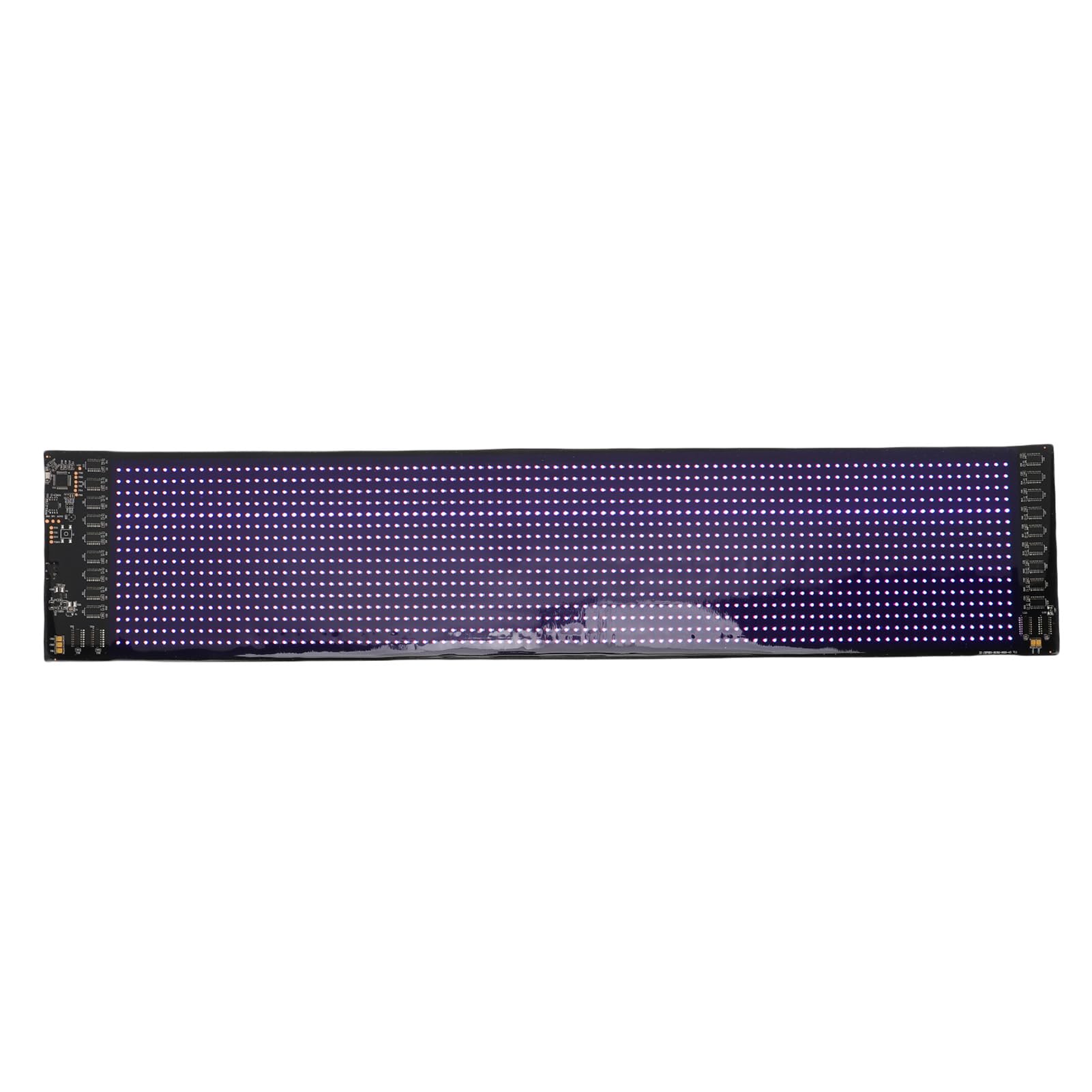 Cuifati Tablero de Píxeles Digitales de Luz Adaptada, Pantalla de Desplazamiento Programable Resistente a la Lluvia para Barra