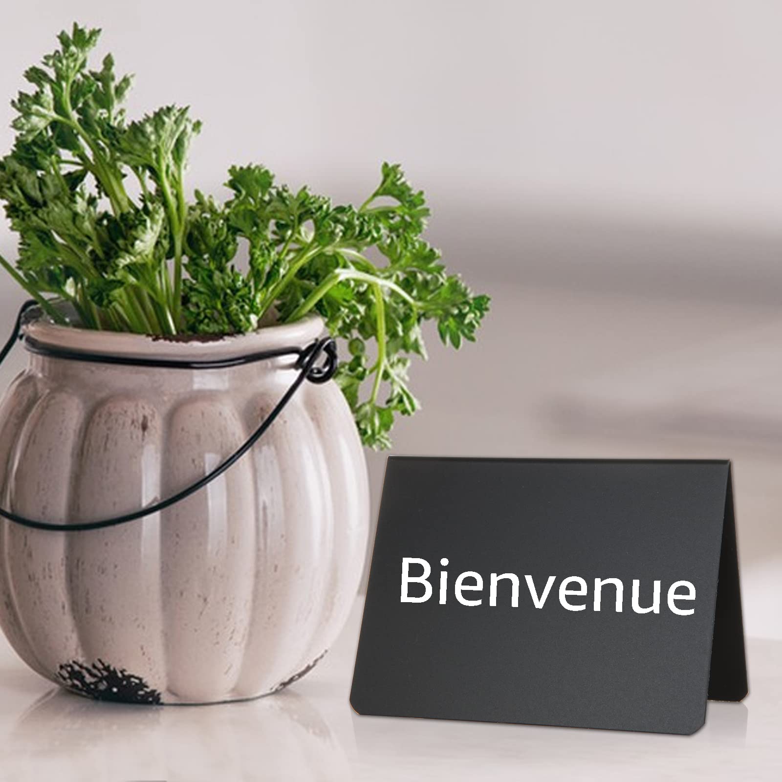 SENENQU Lot de 40 Mini Tableau Noir, Mini Panneau D'affichage, Petit Tableau Noir pour Boulangerie, Buffet, Mariage, Fêtes, Signes pour la Nourriture (10 x 7 cm)…