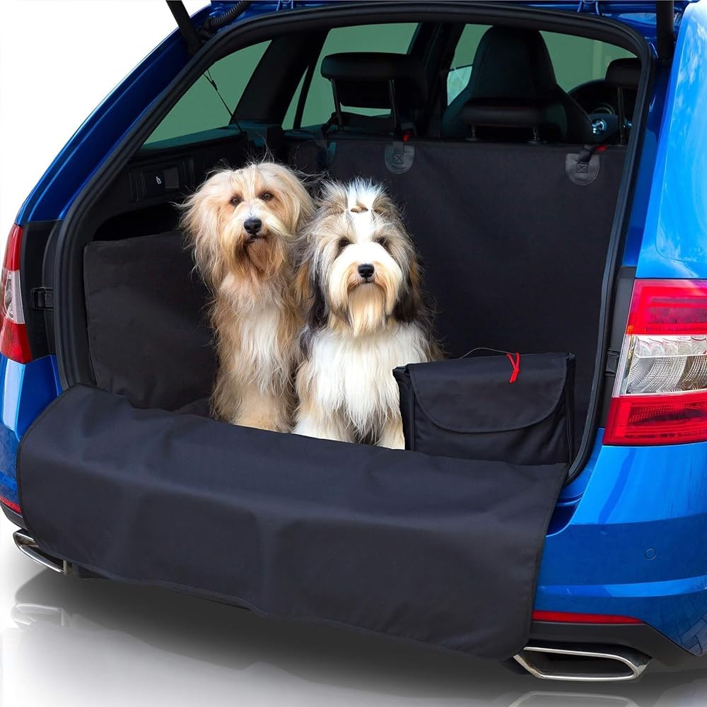 Kofferraumschutz Hund für Ford Transit/Tourneo Custom 2023-2024 2025, Kofferraumdecke Hunde mit Seiten und Ladekantenschutz Auto Kofferraum Hundedecke wasserdicht & Kratzfest