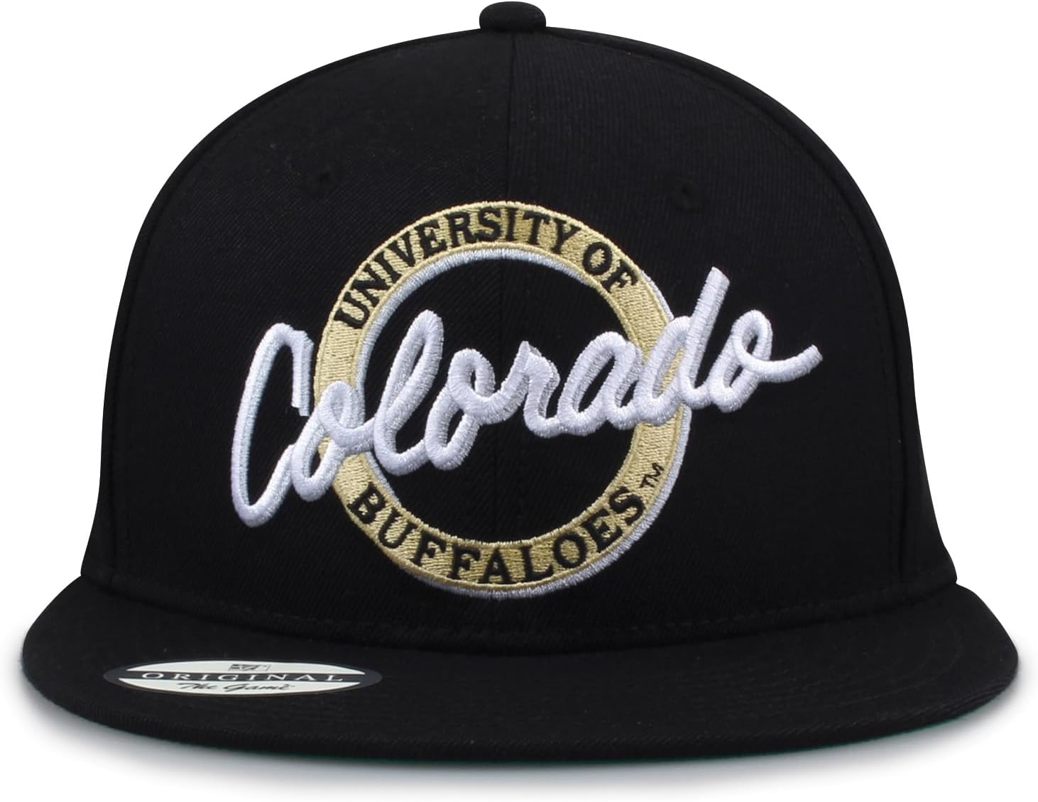 The Game NCAA Unisex-Adult NCAA Licensed, Colorado Buffaloes Flat Brim Snapback Hat