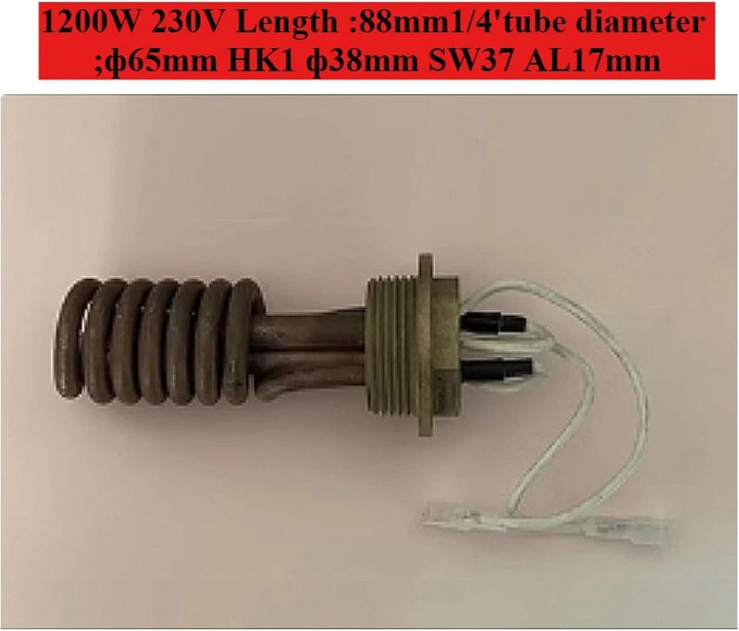 Compatible for Expobar E61 Coffee Machine 1200W 230V Heating Tube with Gasket