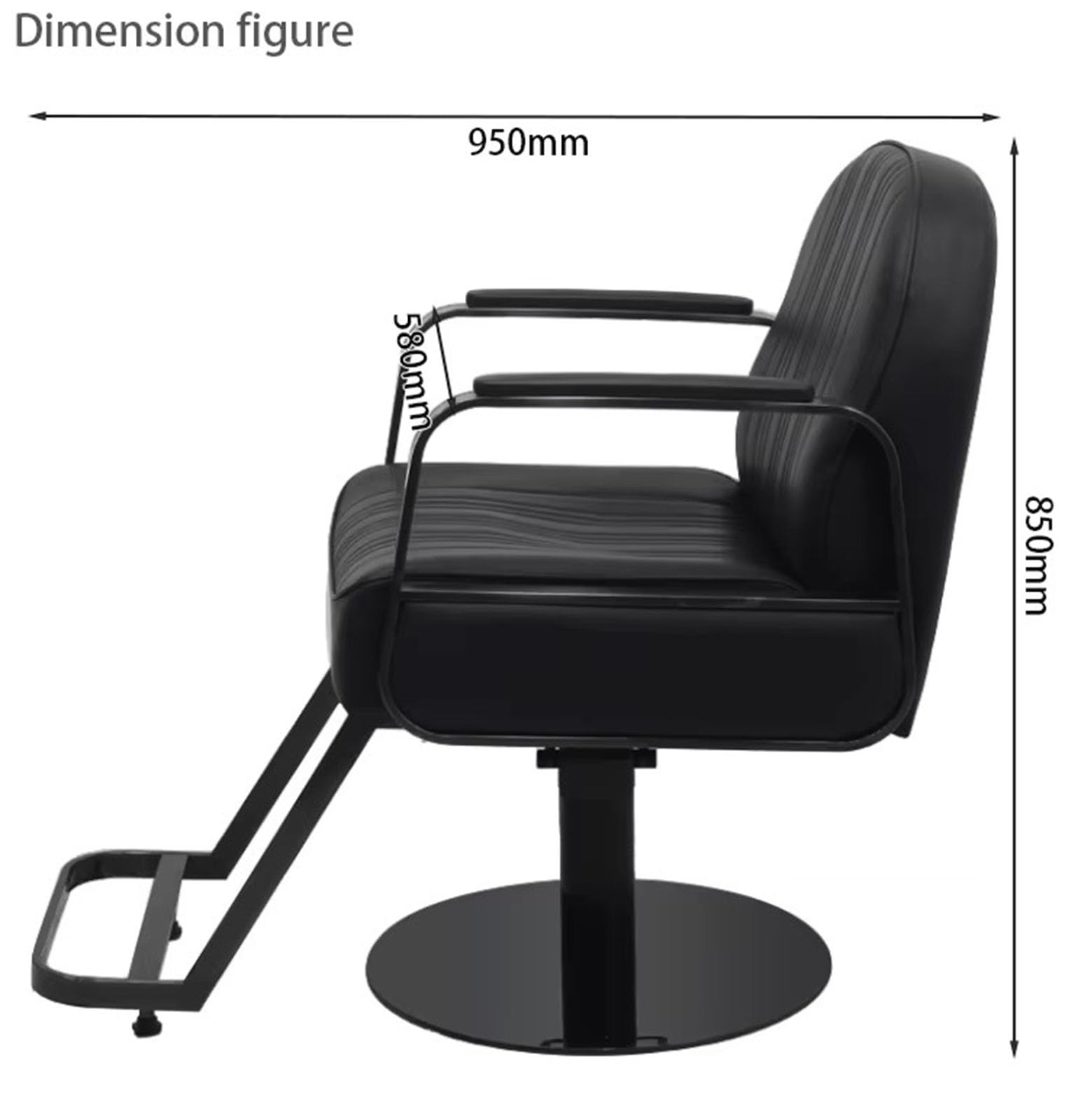 Barber & Salon Chair - Luxury 360° Swivel Hydraulic Styling Chair for Professional Salons & Spas,C