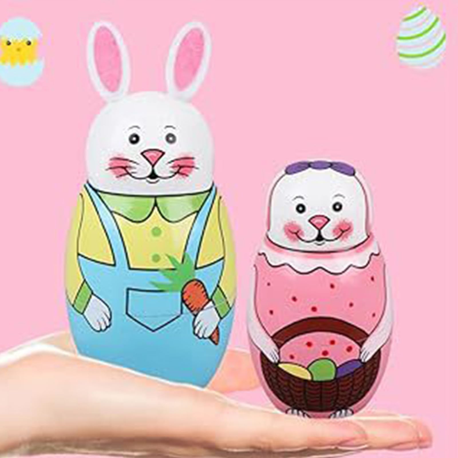 Osterhase Russische Nistpuppen 5tlg