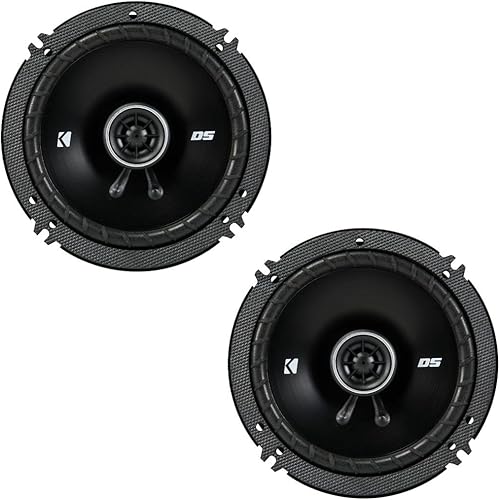 Miniatura 2 de KICKER Altavoces coaxiales DSC650 de 6.5 pulgadas (6.299-6.496 in), paquete de 4 ohmios