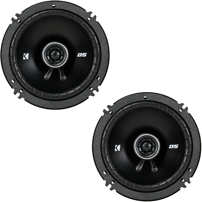 DSC650 6.5-Inch (160-165mm) Coaxial Speakers, 4-Ohm (Pair) | Crisp full-range sound upgrade, direct factory replacement size, smooth highs and punchy mids, easy panel install