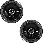 KICKER DSC650 6.5-Inch (160-165mm) Coaxial Speakers, 4-Ohm (Pair)