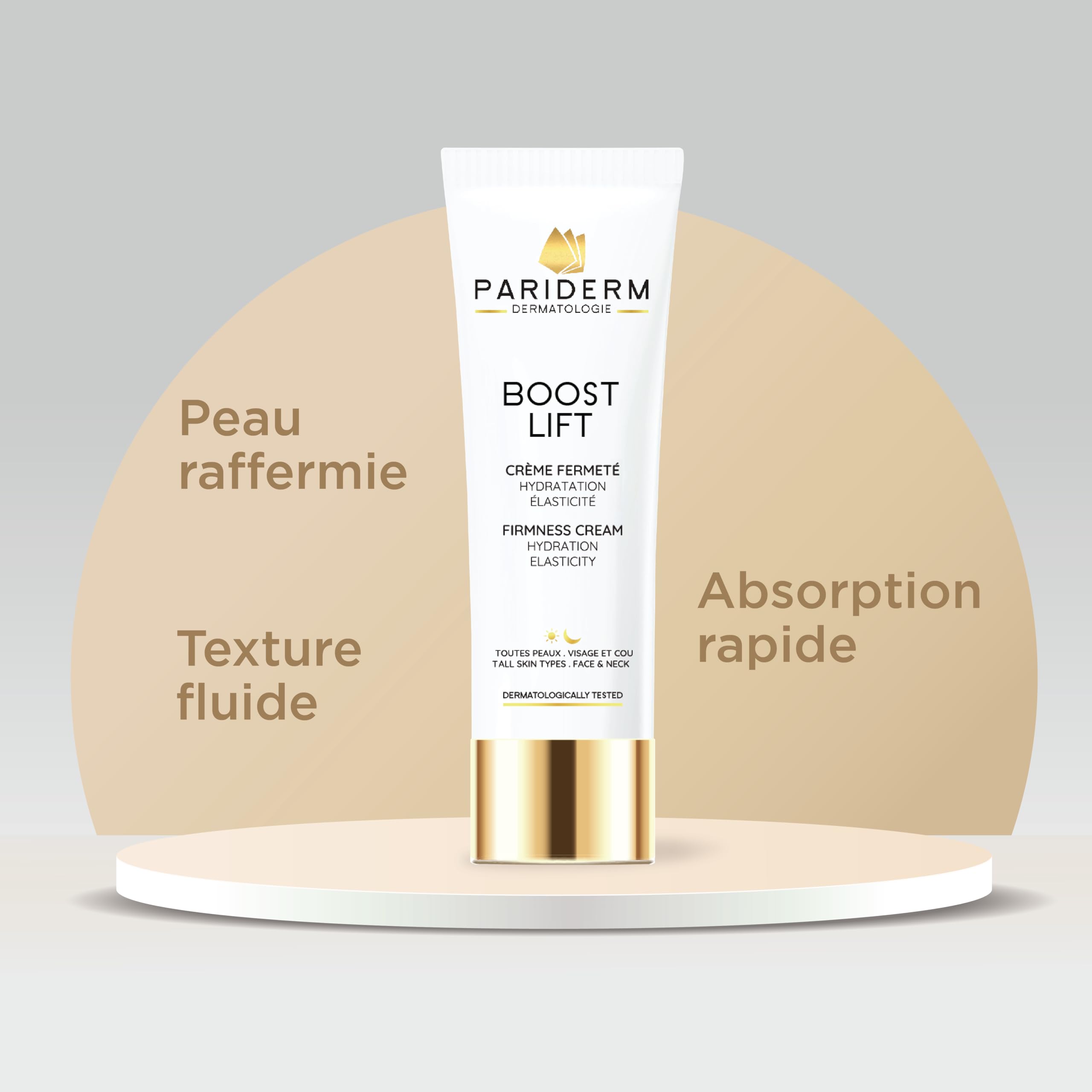 BOOST LIFT – Crème Fermeté, Hydratation, Elasticité – Soin Visage Anti-âge – Pour tous Types de Peaux – 50 ml