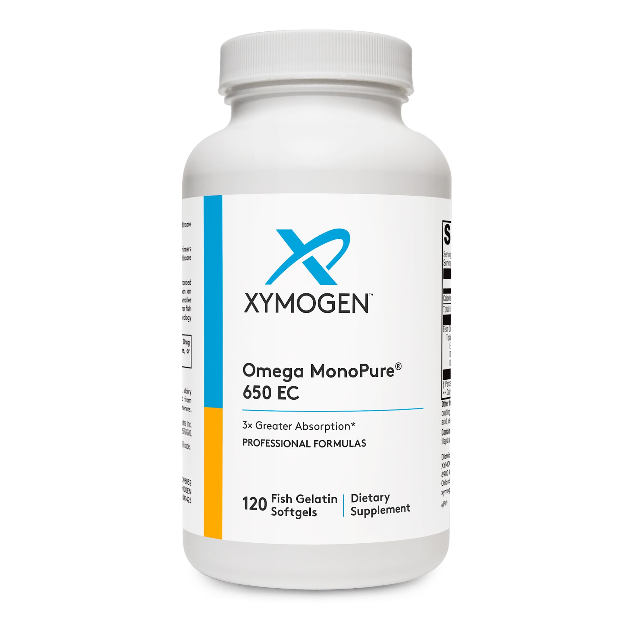 Amazon.com: XYMOGEN Omega MonoPure 650 EC, 120 Softgels | Heart