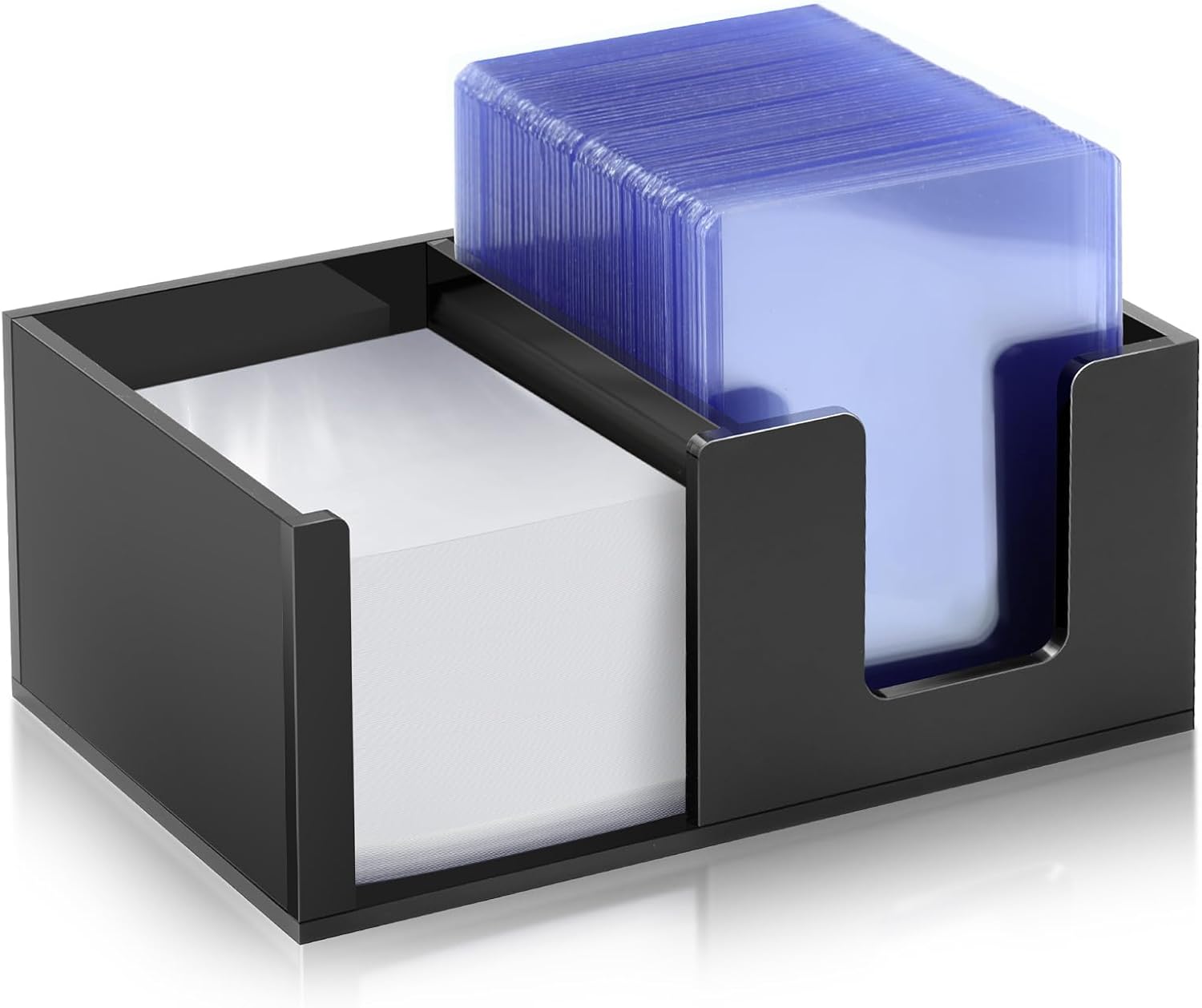 tutata Acrylic Toploader Holder and Penny Sleeve Holder, Top Loader Storage Box