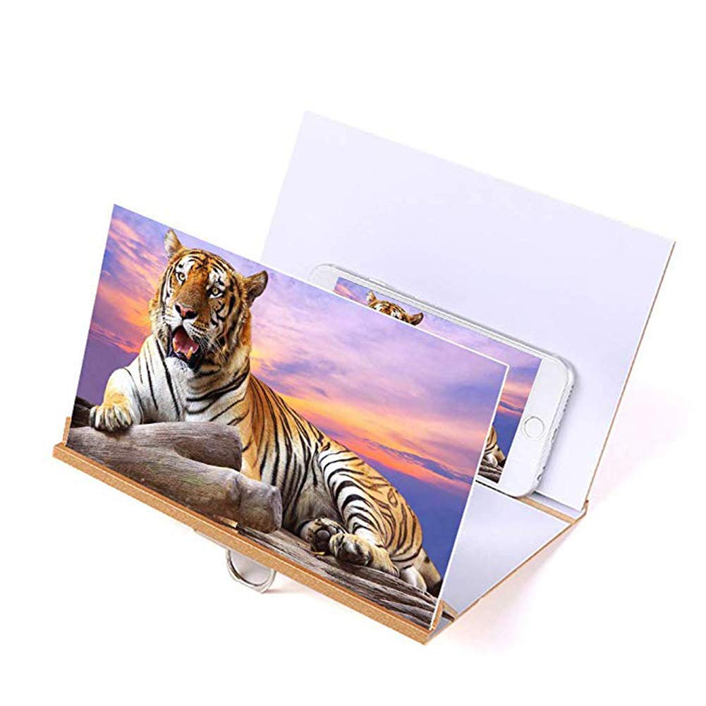 Lente d'Ingrandimento, Lente d'Ingrandimento dello Schermo del Telefono, Amplificatore ingrandito del proiettore del Cellulare, Supporto per Staffa Mobile, Supporto per Video Film