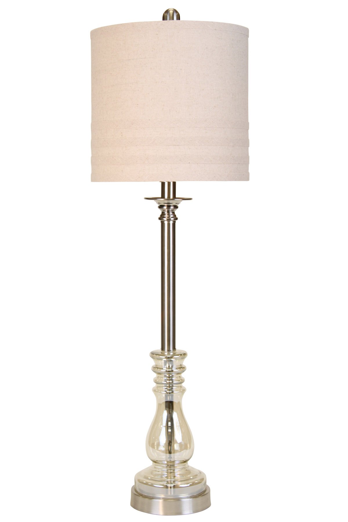 Collective Design 720354122431 Table Lamp, Majestic & Brushed Steel