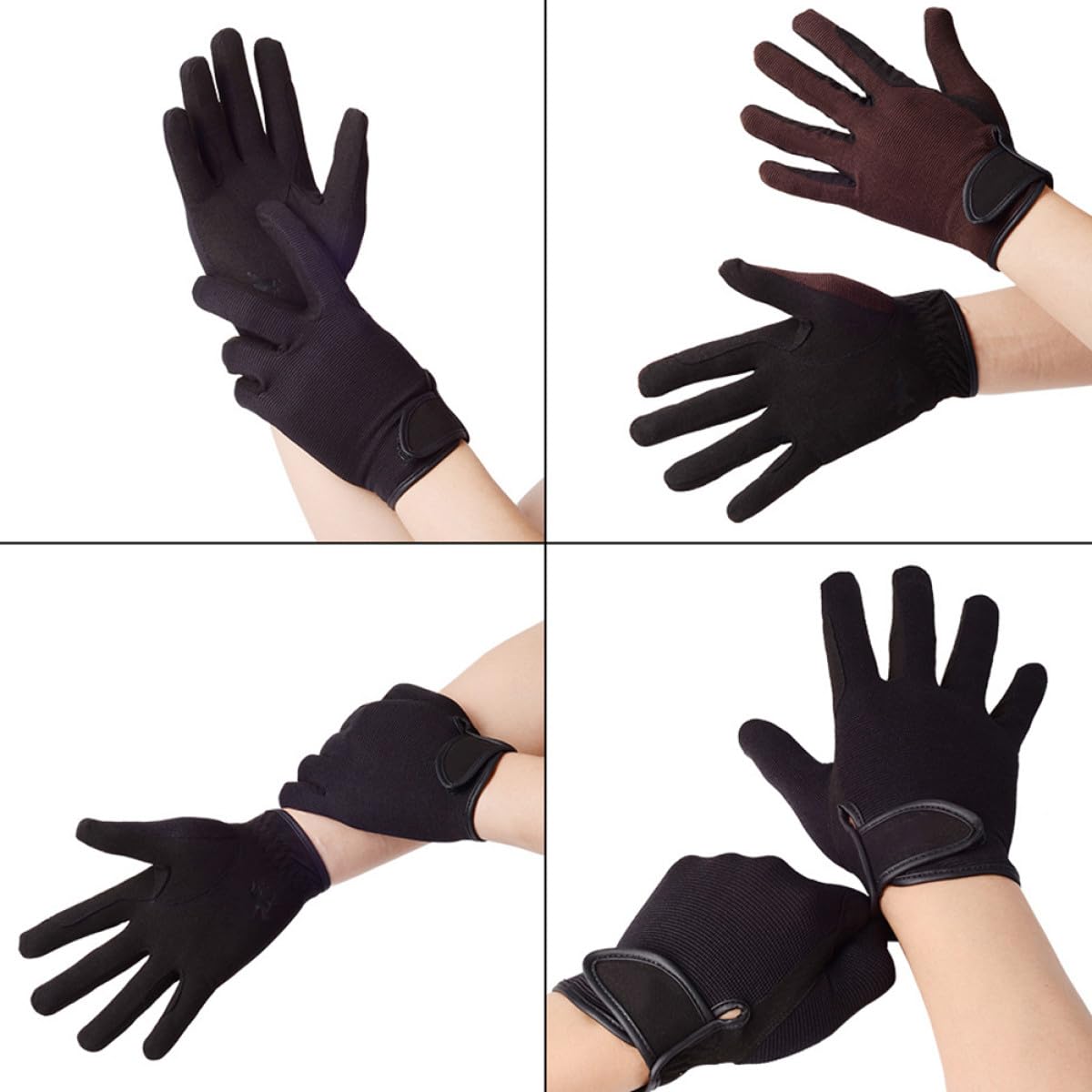HANABASS 3 Paia Guanti Per L'equitazione Guanti Unisex Guanti Da Arrampicata Guanti Da Prestazione Addensare i Guanti Caldi Guanti Da Equitazione Guanto Da Competizione Antiscivolo