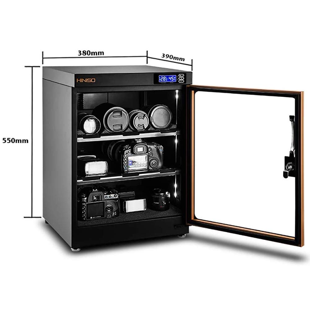 Caja De Secado Cámara SLR 70L, Caja De Seguridad, Electrónica De A Prueba De Humedad, Deshumidificador, El Gabinete De Control Electrónico Automático, El Ahorro De Energía En Silencio
