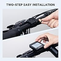 Vista 9 de CYCPLUS Computadora GPS para Bicicleta, Computadora de Ciclismo Inalámbrica con Retroiluminación Automática, Velocímetro Odómetro de Bicicleta