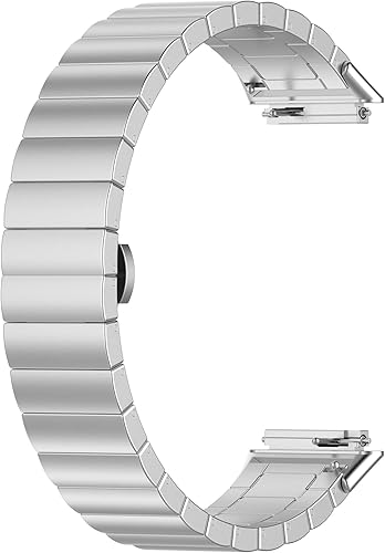 Miniatura 3 de Senter Correa de acero inoxidable de liberación rápida ONE con cuentas sólidas y refinadas para reloj inteligente Huawei Band 7 Pro