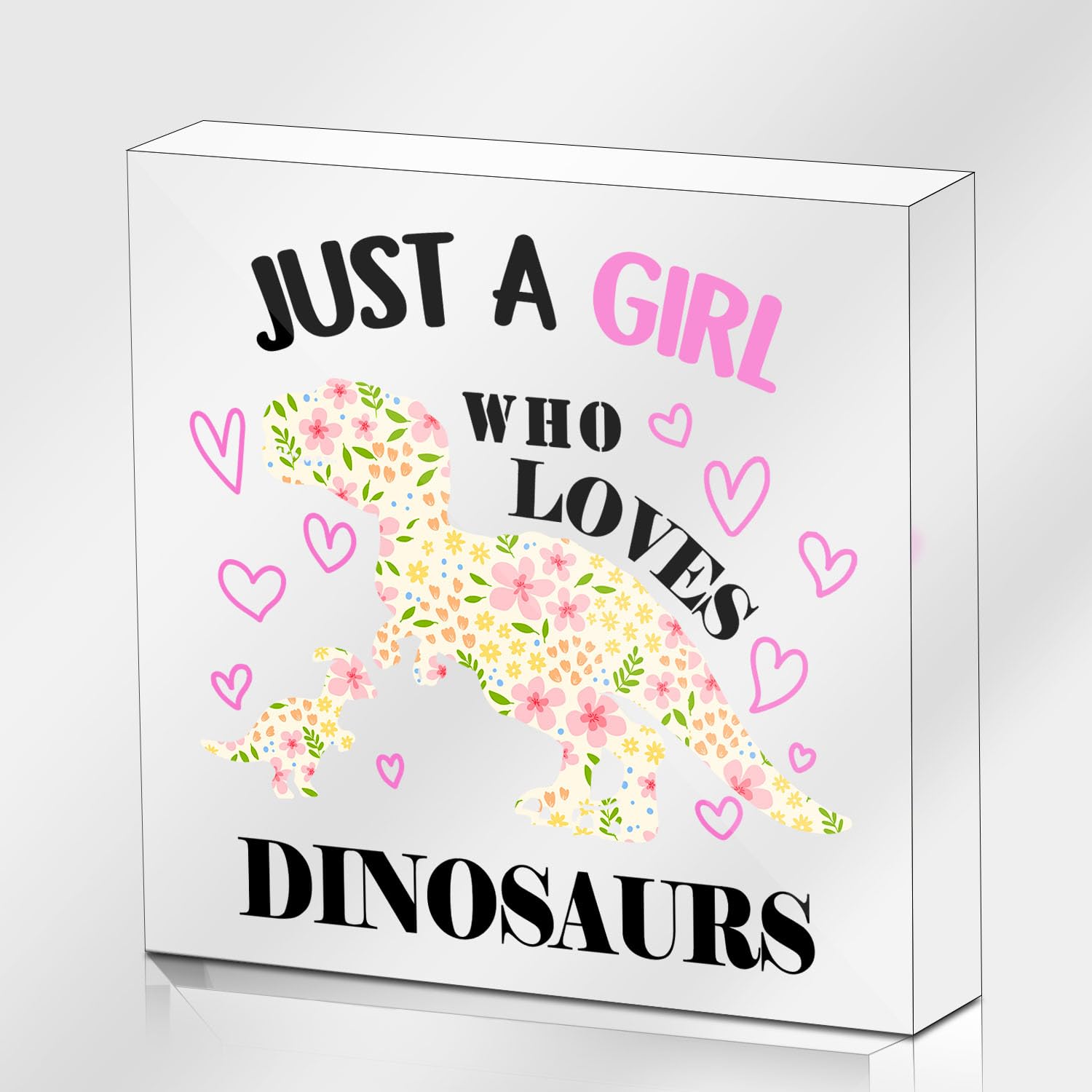 Nanny Gifts, Best Nanny Gifts for Grandma Nana Gigi Mimi, Nanny Gift From Grandchildren, Nanny Clear Acrylic Desk Sign 4 x 4 Inches
