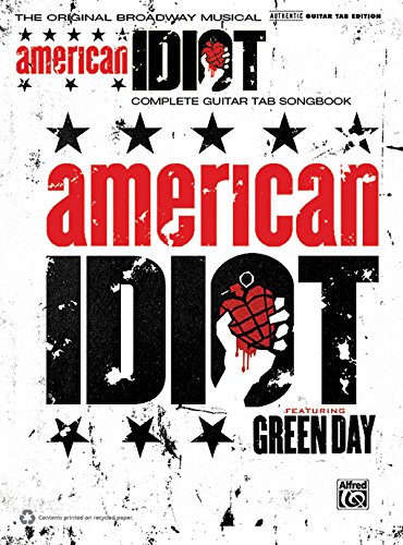 Green day american idiot the musical guitar tab book