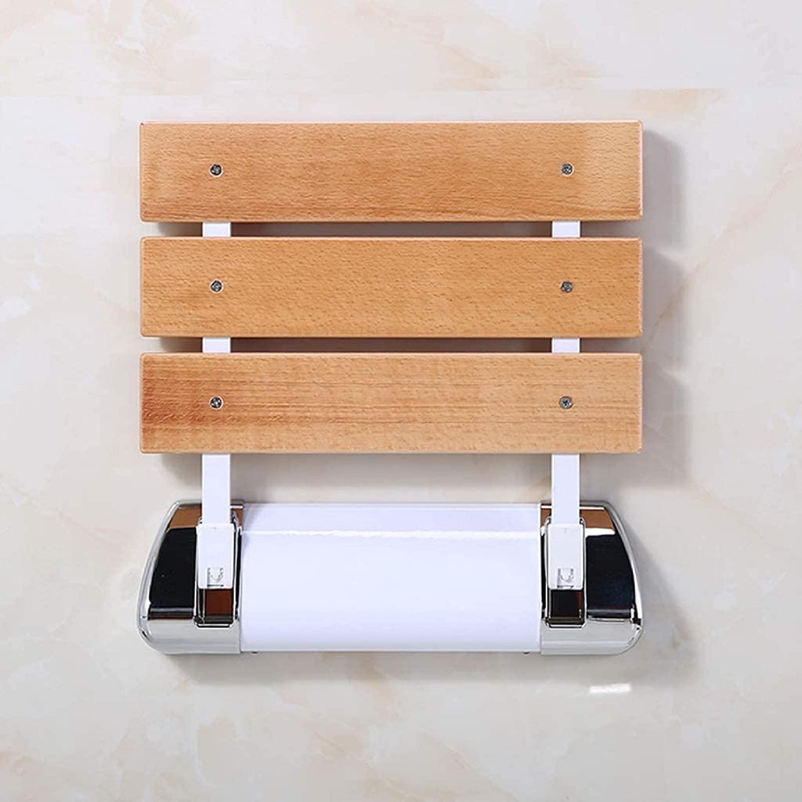 Silla de Ducha, Taburete de Seguridad para bañera, Asiento de Ducha Plegable montado en la Pared, Banco de Ducha para Ducha Interior, Taburete de baño para Ancianos