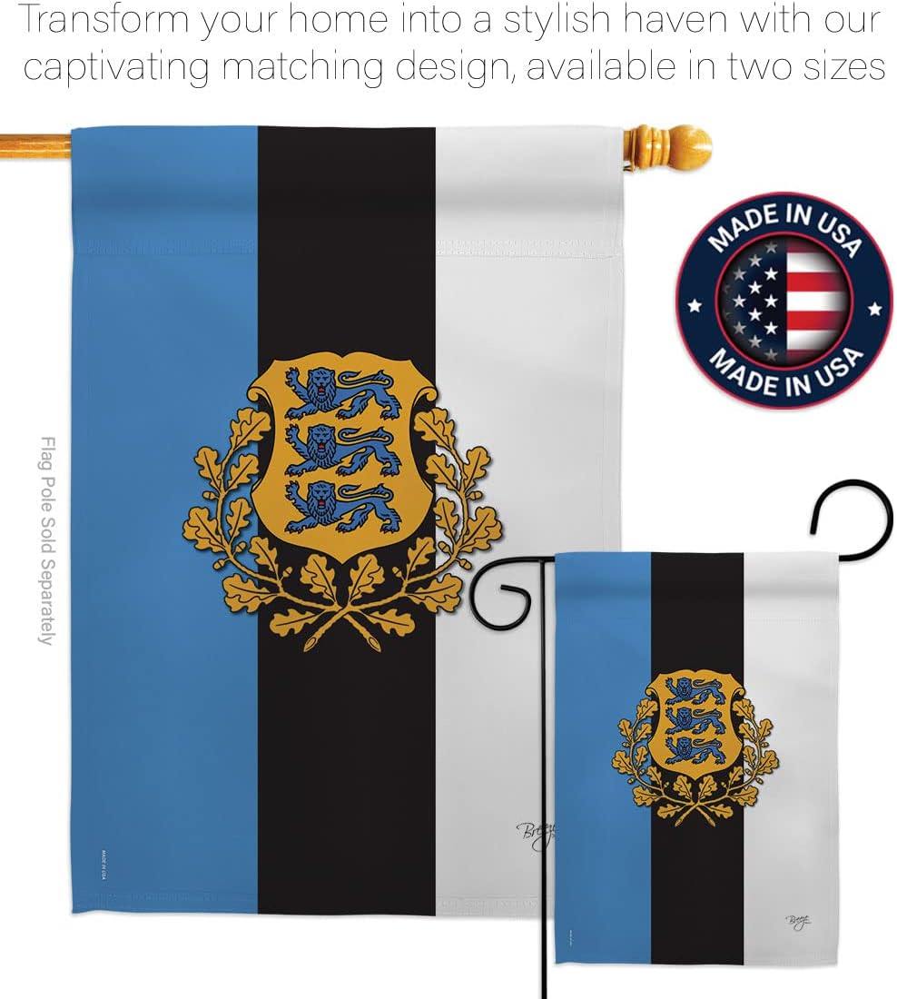 Breeze Decor 710320581713 Regional Nation International World Country Particular Area House Decoration Banner Small Yard Gift Double-Sided, Made in USA