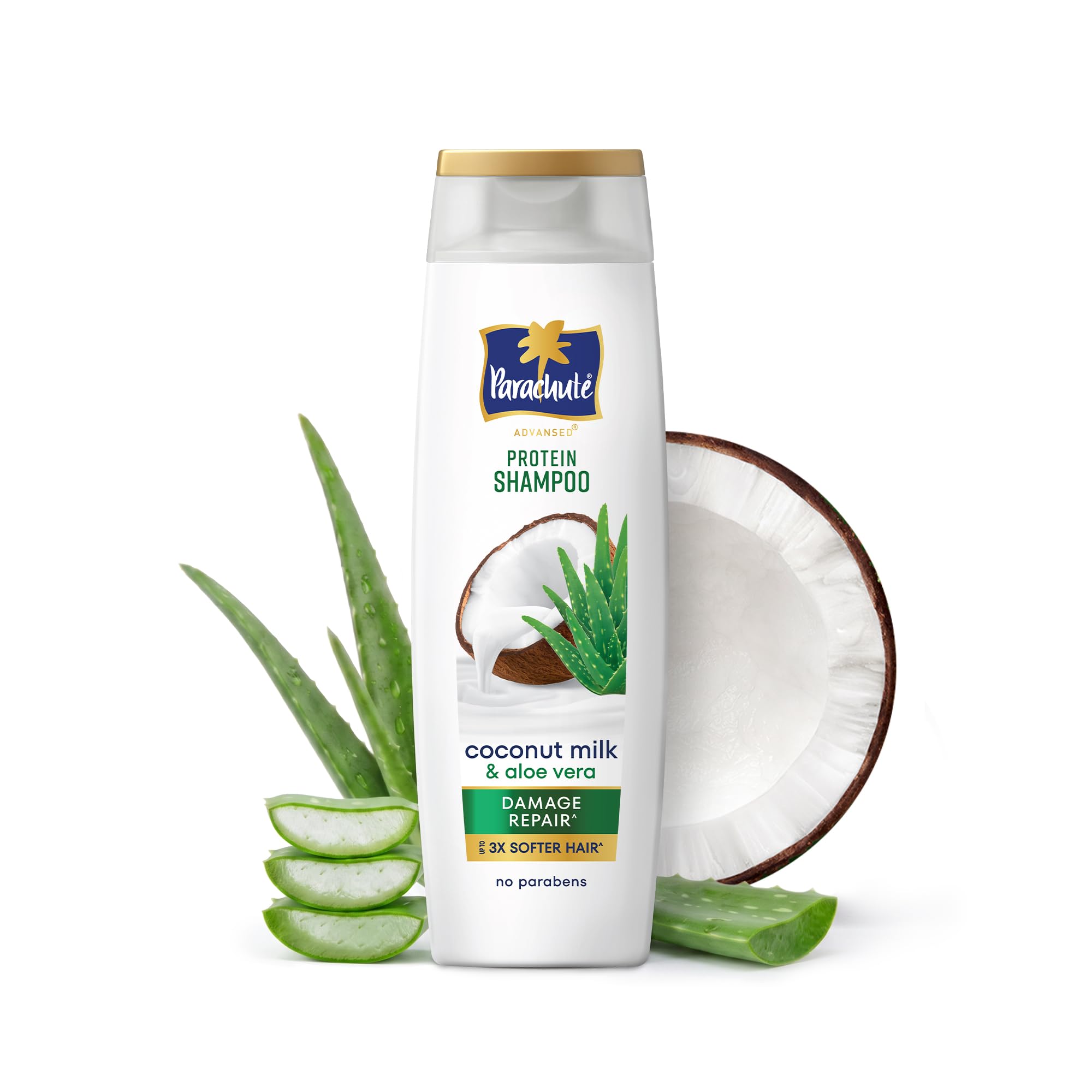 Parachute Advansed Protein Shampoo | with Coconut Milk & Aloe Vera | For Damage Repair | Paraben free | 340 ml-picture-20