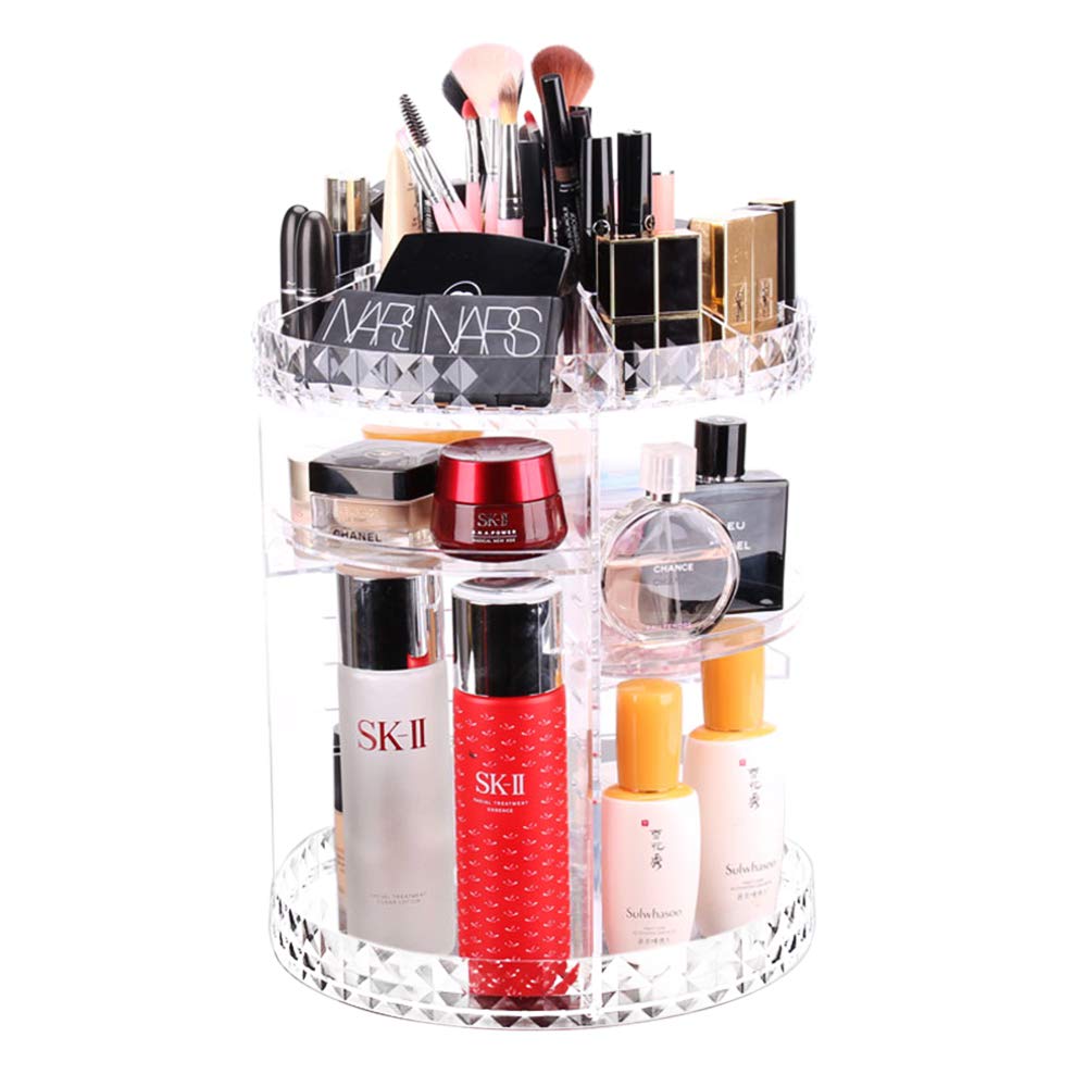 Buy Raymall 360 Rotating Spinning Makeup Organizer Adjustable Rotary